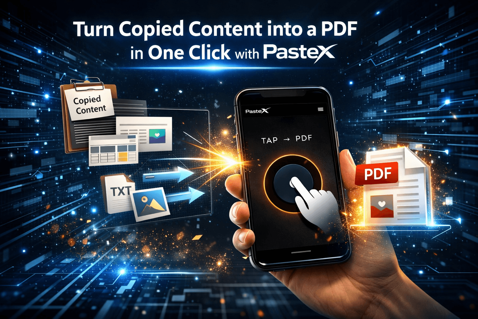 Turn Copied Content into a PDF in One Click with Pastex - view 1